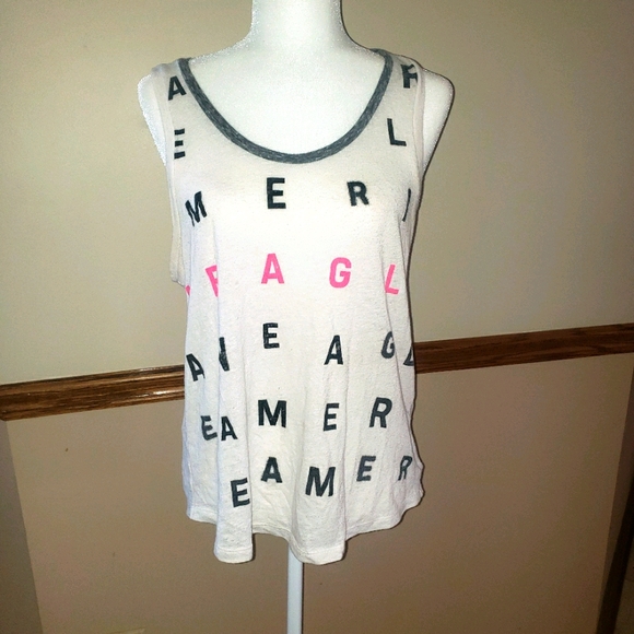 Misses sz M American Eagle Shirt Tank top Y2K - Picture 1 of 4